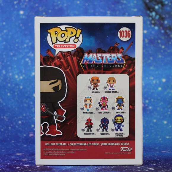 Funko Pop Masters of the Universe Ninjor #1036 2020 NYCC Exclusive - Picture 3 of 6